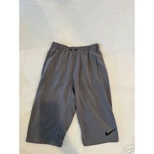 Nike Dri-FIT Shorts Athletic‎ Training Gym Activewear Gray Black S